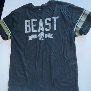 Disney beast shirt green black sz M